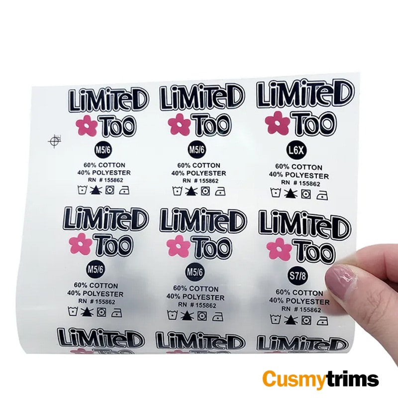 heat transfer labels 311