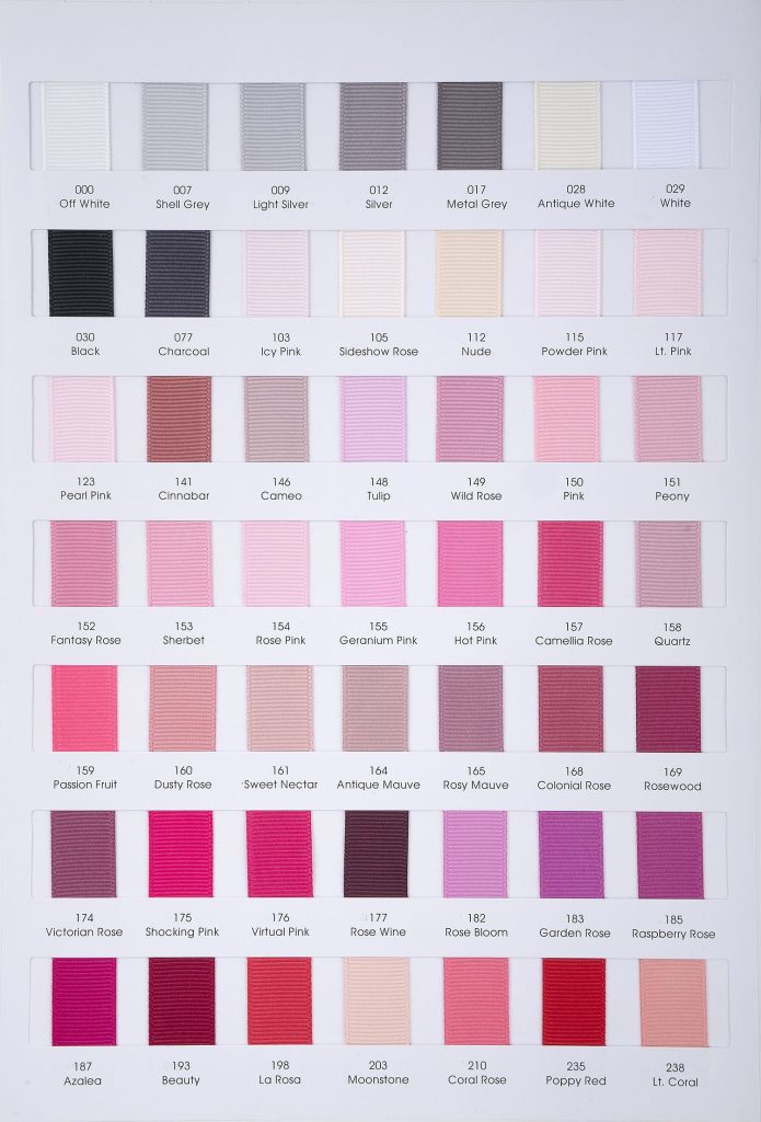 grosgrain ribbon color chart 01