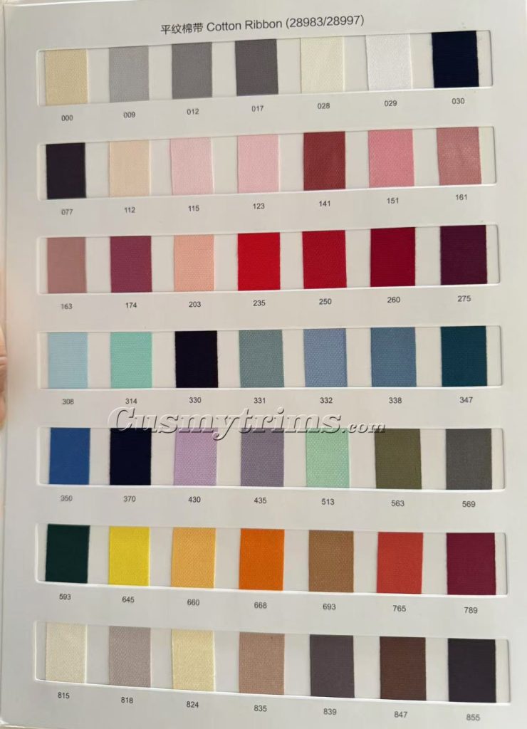 plain cotton ribbon 01