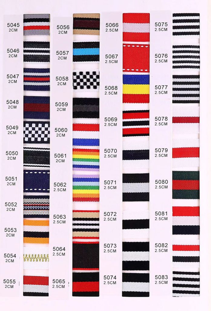 striped ribbons 5045-5083