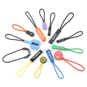 PVC silicone zipper pulls