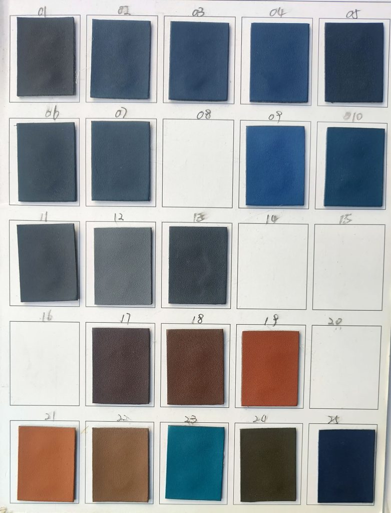Space PU leather embossed logo-no color change 01-25