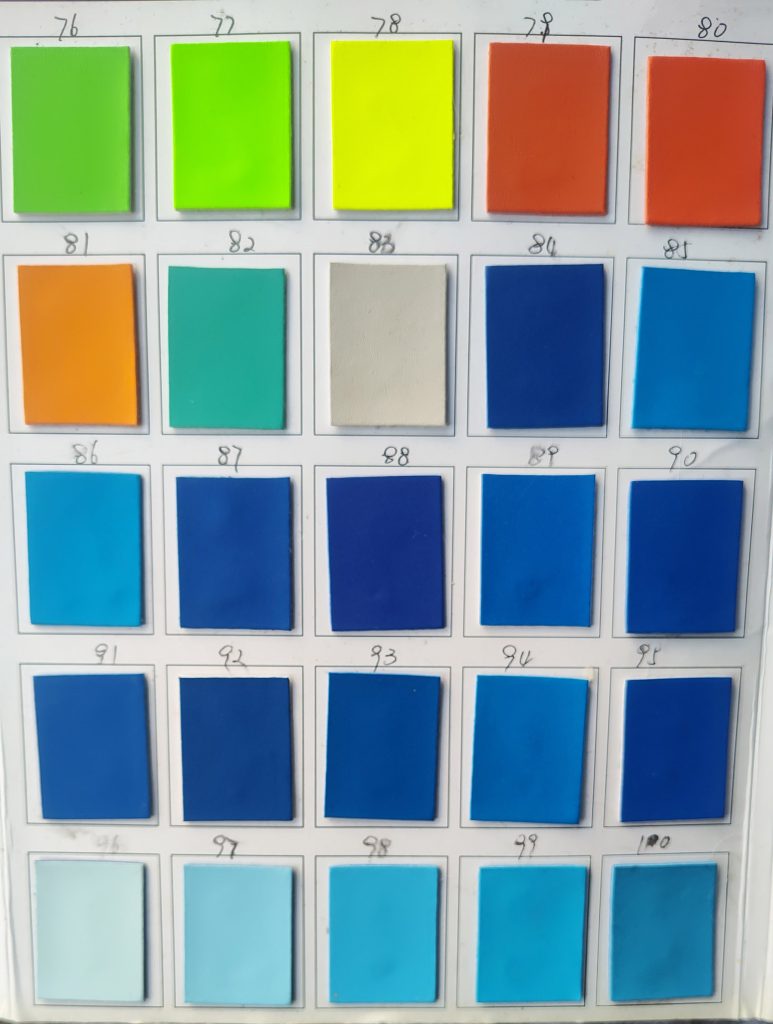 Space PU leather embossed logo-no color change 76-100