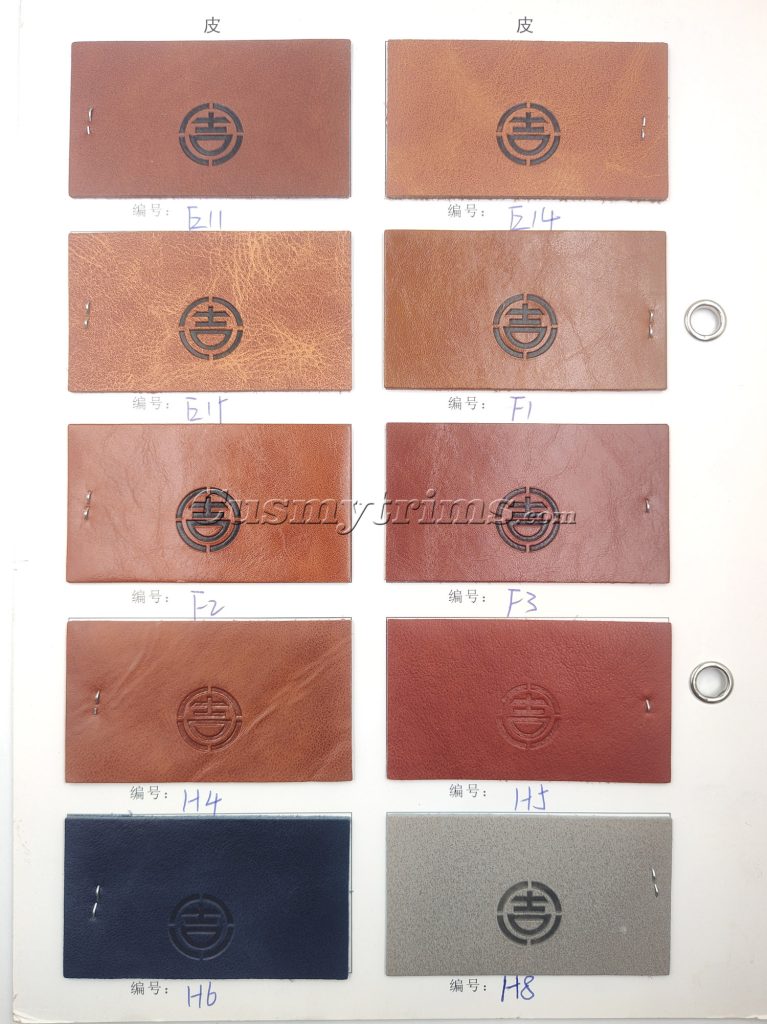real leather color chart 05
