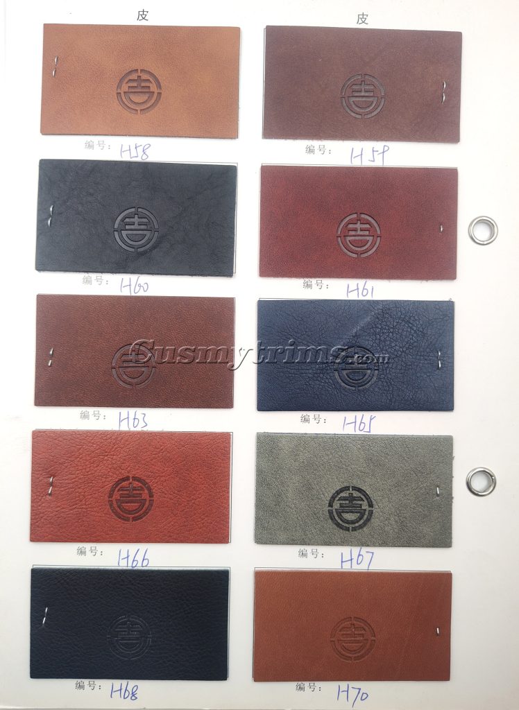 real leather color chart 07