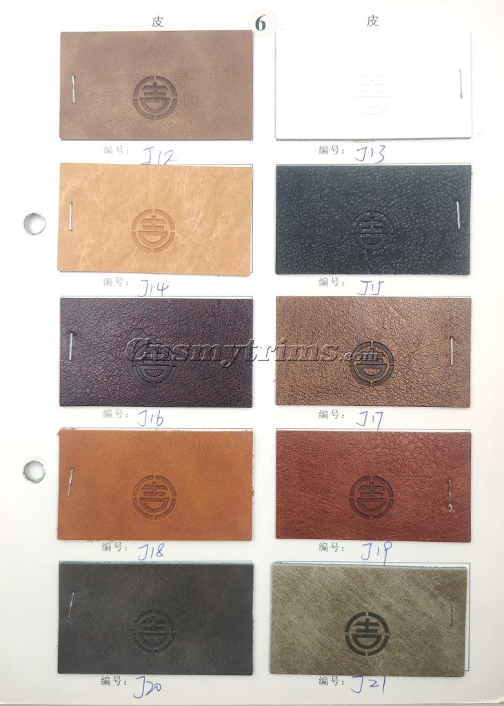 real leather color chart 11