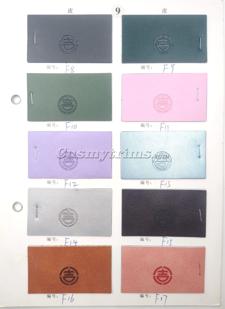 real leather color chart 17