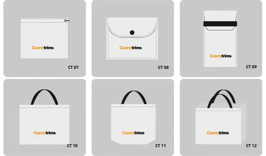 Styles of dust bags