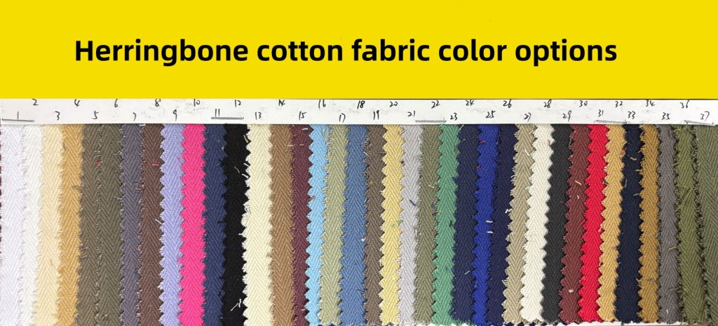 Herringbone cotton colors